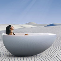 eggshell bathtub